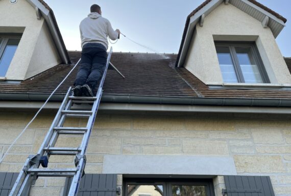 demoussage toiture triel sur seine