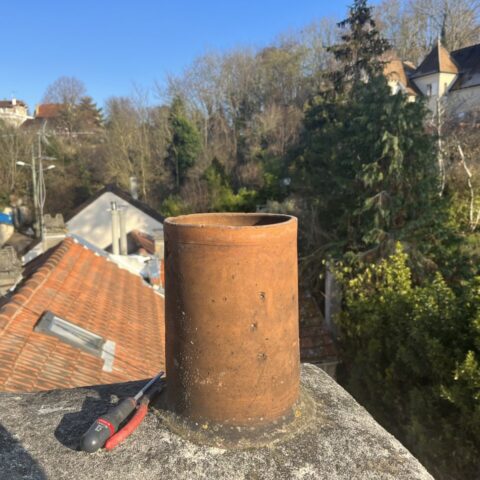 chapeau cheminée triel sur seine